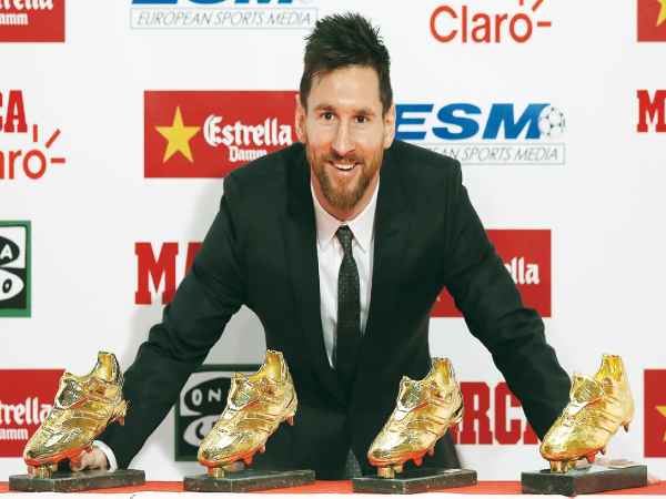 Messi có bao nhiêu chiếc giày vàng?